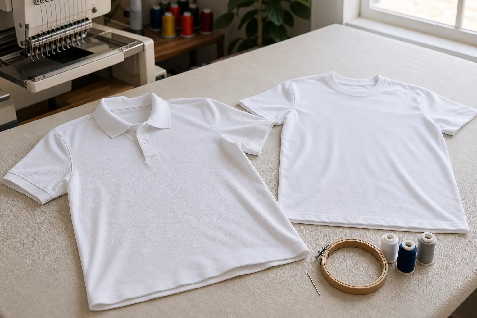 Czy koszulka polo jest lepsza pod haft niż T-shirt?